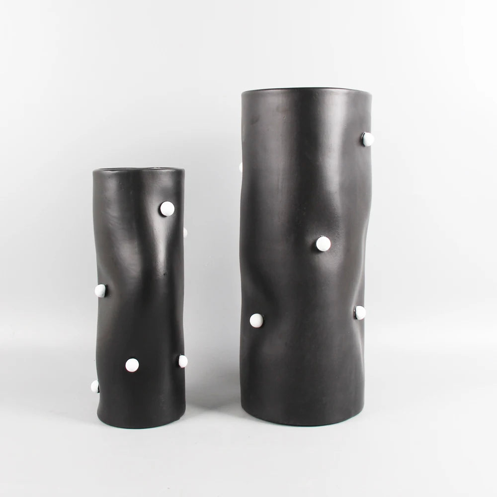 Minimalist Art Crafts Unbreakable Circle Resin Vase for Home Decor