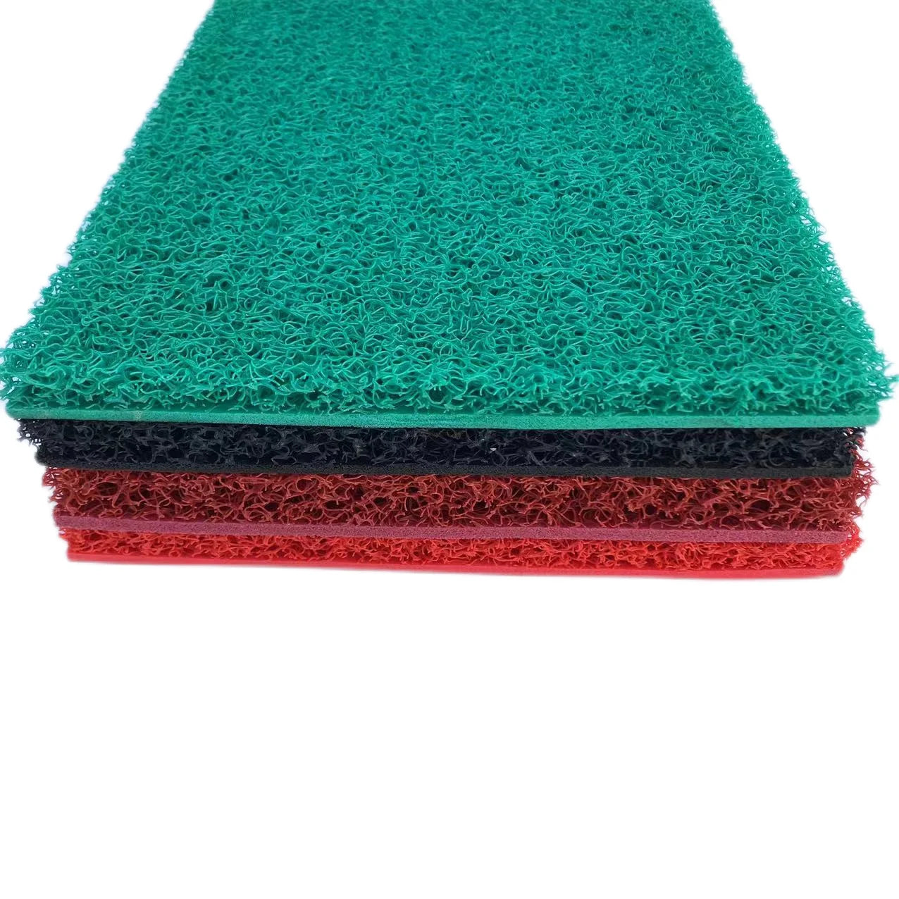 Custom Fire Protection PVC Coil Mat Modern Square Water-Proof Anti-Slip  Carpet Mat Washable Rubber Foam Backing Rolls
