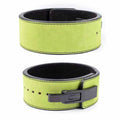 Custom Logo Fitness Workout Gym Exercise Lever Powerlifting Cowhide Leather Weight Lifting Lever Belt