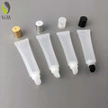 Empty Wholesale Customized Personalized Transparent Cosmetic Plastic Tube Scrub Lip Gloss Tube for Packaging Tube