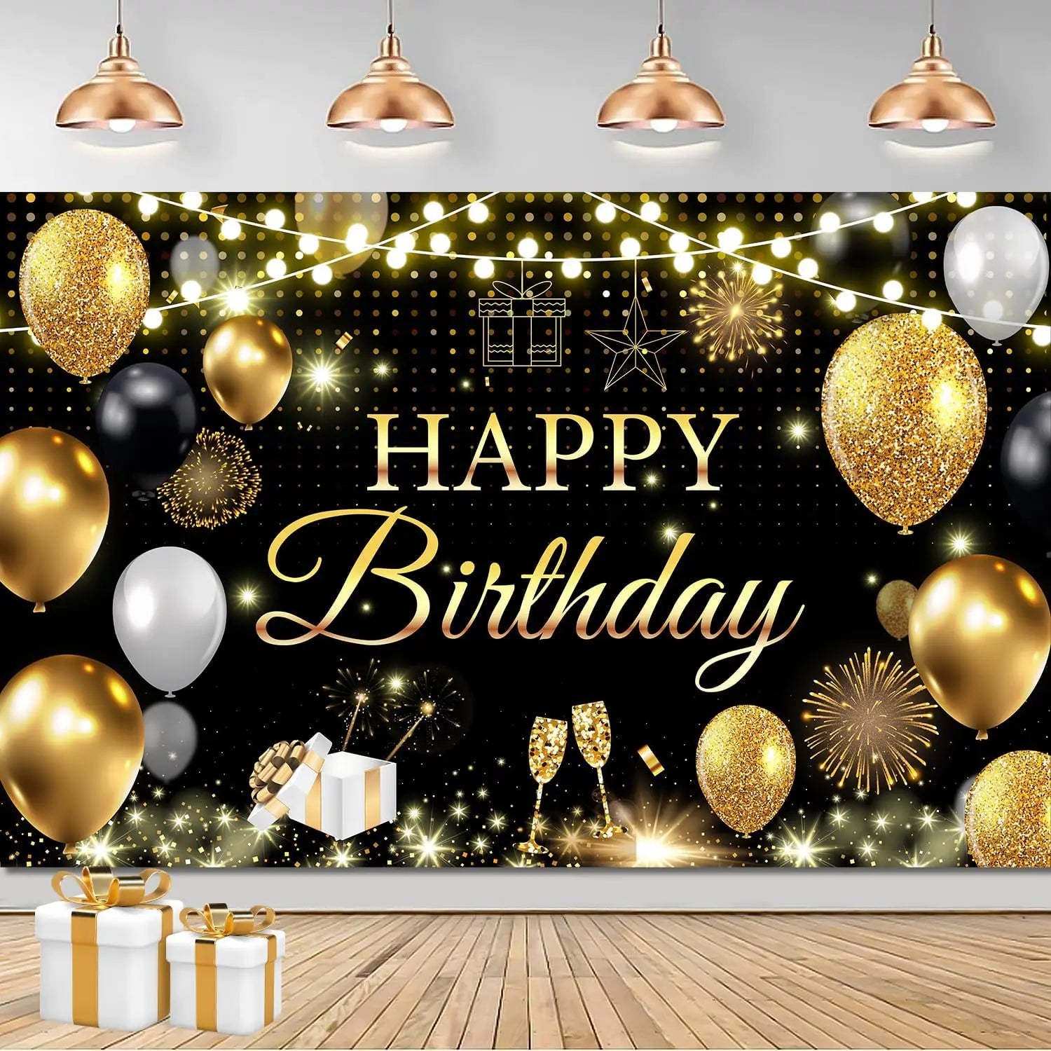 Hot Sale Gasser Brand 3D/2D Digital Printing UV Resistant Tearproof Vinyl Waterproof Birthday Party Backdrop Banner for