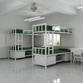 Frame Beds Bunk Home Furniture Double Decker Metal Modern Qingdao Carton Bedroom Cabinets Bunk Beds for Teenagers School ODMOEM