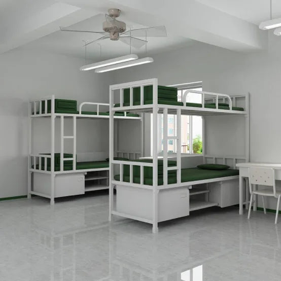 Frame Beds Bunk Home Furniture Double Decker Metal Modern Qingdao Carton Bedroom Cabinets Bunk Beds for Teenagers School ODMOEM