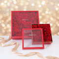 In Stock High-grade Large PVC Cover Square Flower Box Large Square Box for Flower Square Rose Box for Valentine's Day