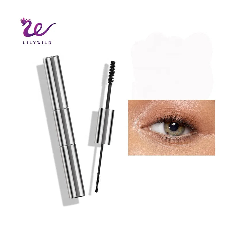 Lilywild Cosmetics Best Custom Lash Mascara Volume Waterproof Vegan Natural Organic Rimel Black Mascara 2 in 1