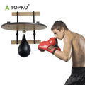 TOPKO Hanging Gym Wall Mount Uppercut Reflex Punching Bag Hanger Heavy Thick Wood Adjustable Boxing Speed Ball Bag Platforms