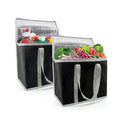 Promotion Reusable Extra Large Easy Carry Insulated Cooler Bag Food Delivery Custom Tote Grocery Shopping Bag Cooler Bag