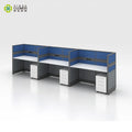 Modern Contemporary Office Cubicles Extendable Convertible Linear Workstation Table Modular Office Partitions with Panel
