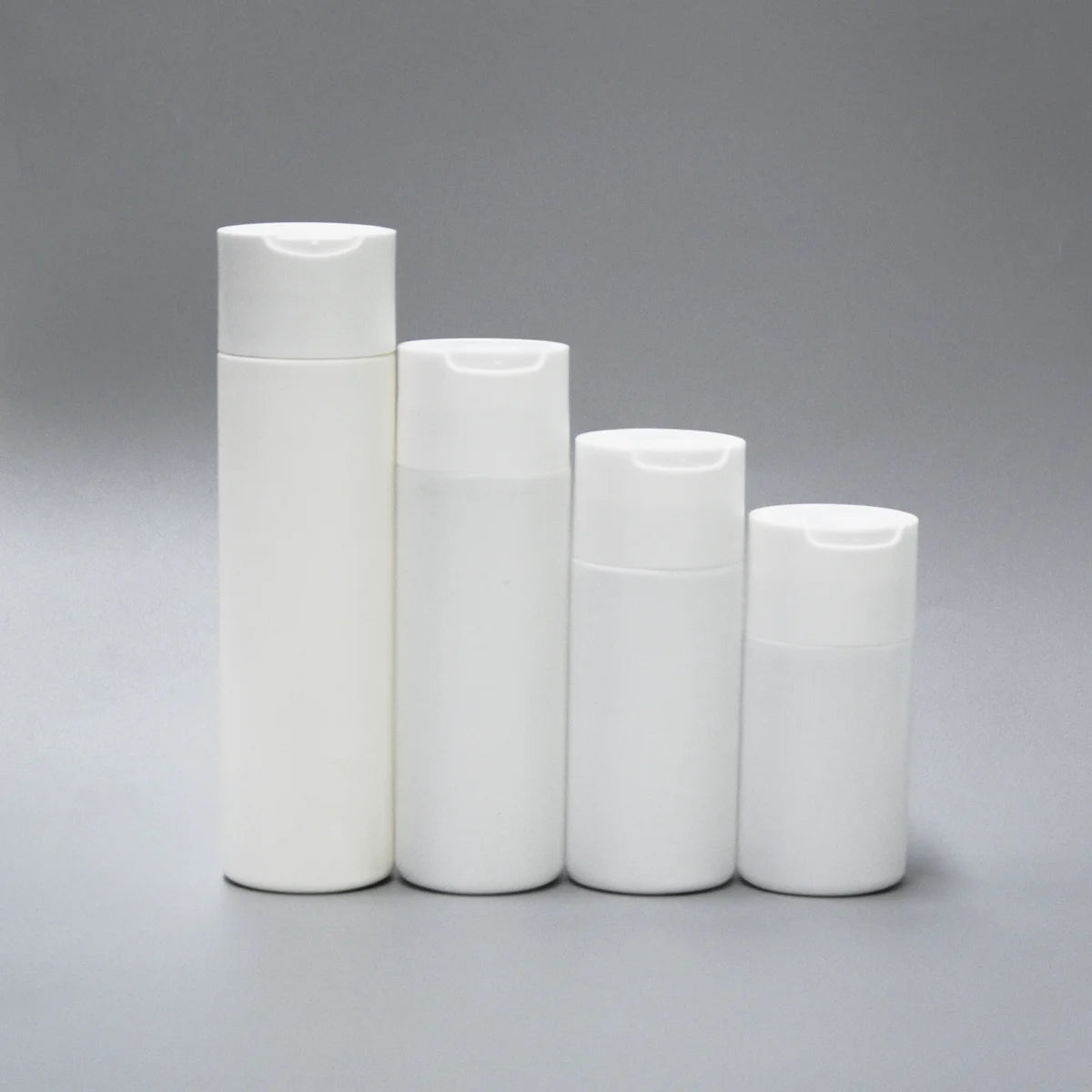White HDPE Shampoo & Conditioner Bottle with Flip Top Cap Customized Color for Personal Care & Cosmetic Use Plastic Bottle