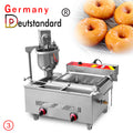 Germany Deutstandard NP-3 Electric and Gas Integrated Automatic Donut Machine 304 Stainless Steel 3 Sizes Moulds Doughnut Maker