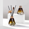 New  Pattern Clear Empty Aroma 50ml Reed Diffuser Bottle Glass 200ml Reed Diffuser Perfume Bottles with Cork