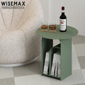 WISEMAX FURNITURE Nordic Design Living Room Furniture Metal Sidetable Coffee Table Modern Sofas End Corner Coffee Table for Cafe