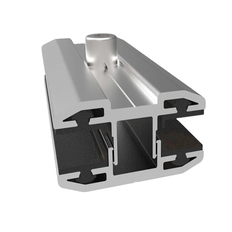 Factory Direct Sales Aluminum 6005-T5 Solar Mounting System Thin Film Mid Solar Roof Clamping Carport Ground for Rooftop