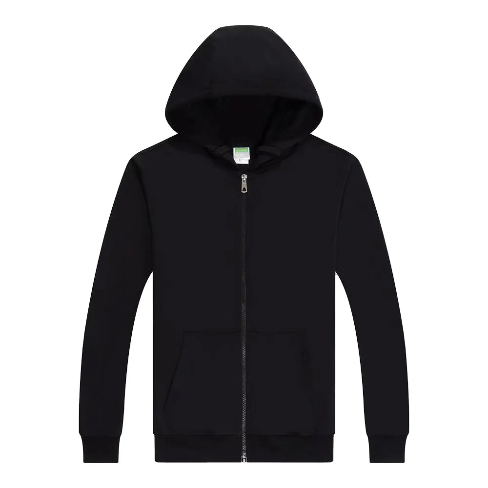 Comfortable ODM/OEM Wholesale Puls Size Men's Hoodies Full Zip up Custom Print logo Hoodie for Man and Women