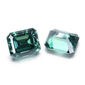 Starsgem Green Moissanite Emerald Fancy Shape Moissanite 1Carat 2Carat 3Carat OCT Colored Moissanite