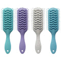 Eco-friendly Wheat Straw Biodegradable Detangle Hairdressing Vented Air Blowing Hairbrush for All Hair Types