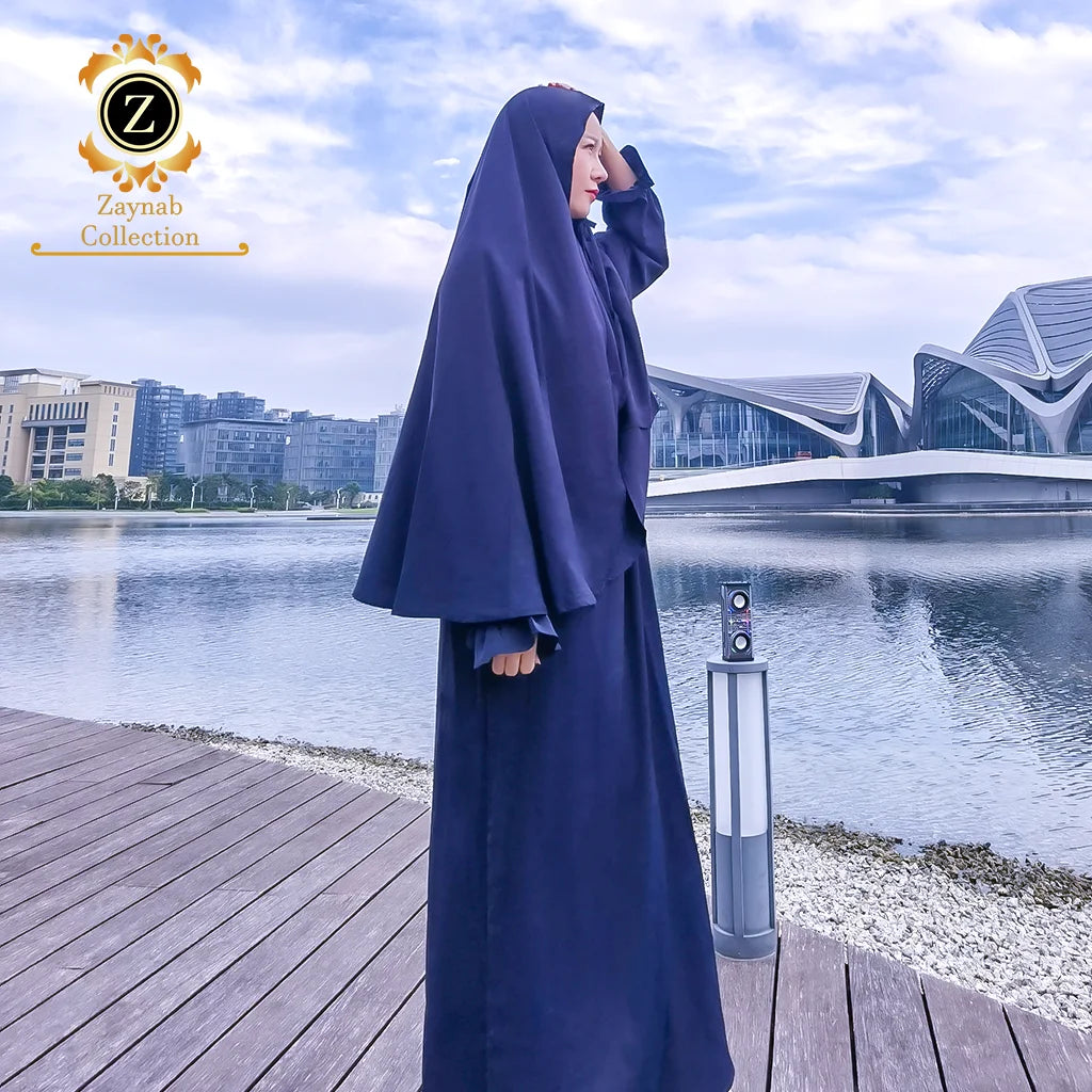 Zaynab Abaya Traditional Clothing Kaftan Modest Dress Ethnic Clothing Dubai Islamic Clothing Abaya Women Jilbab Muslim Dress
