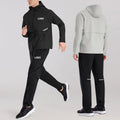 Dropshipping Fitness Wear Sports Suit Men's Hooded Men's Fitness Wear Quick Dry 2PCS Basketball Running Training Suit