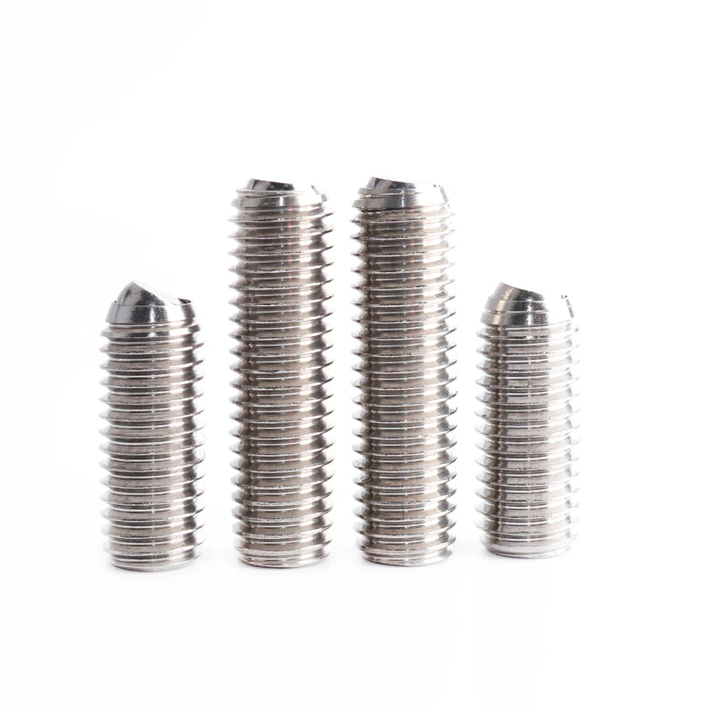 VCN418 VEICH Brand Metric Stainless Steel Hex Head Socket Ball Plunger Plain Finish Set Nut Bolt Industrial Use