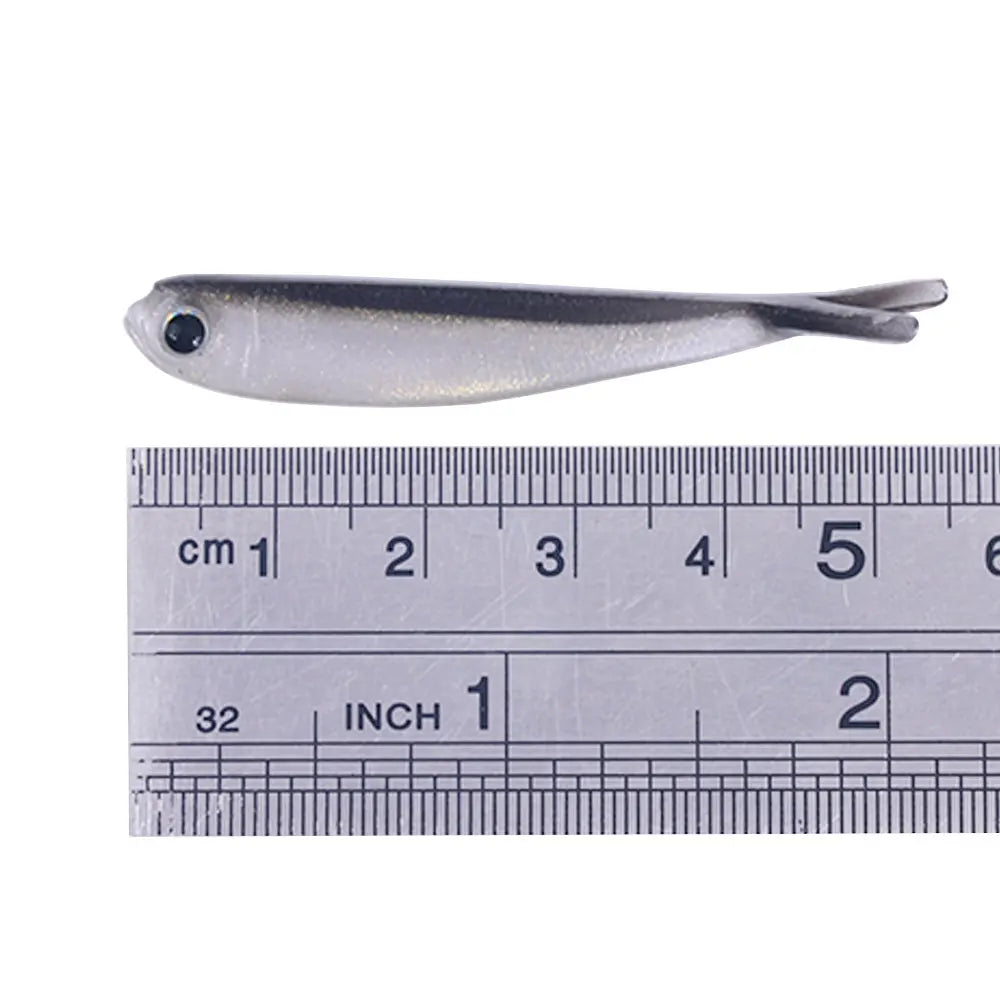 Wholesale 5Cm 5pcs/Pack Hot Sale Soft Minnow Fishing Lure Artificial Fishing Shad Soft Fishing Minnow