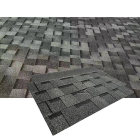 Economic Building Material Roof Tiles Double Layer Laminated 3 Tab Asphalt Shingle Fireproof Waterproof 20-30 Year Warranty for