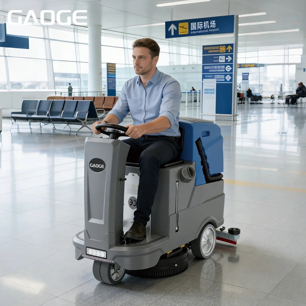 Gaoge F560 Heavy Duty Electric Driving Floor Washing Cleaning Machine Cleaning Equipment Floor Dryer Ride on  Floor Scrubber