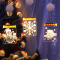 New Design Festival Decorative Holiday Christmas Hanging Lights Window Decor Room Layout 3D Hanging Acrylic Christmas Ornament