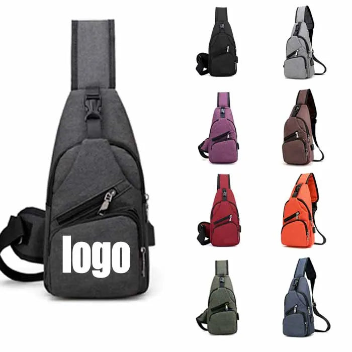 Customize Sling Side Bag for Man Classic Phone Bag Crossbody Lightweight Mobile Phone Sling Backpack Shoulder Bag