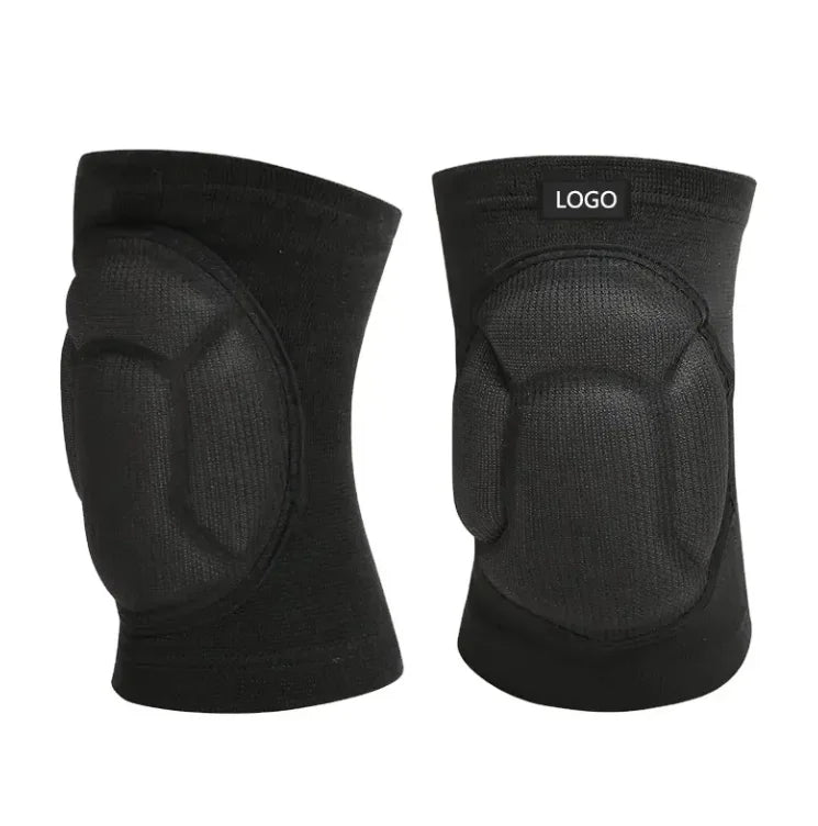 Men's Elastic Knee Pads Thickened Sports Kneepad Non-Slip Support Fitness Gear Basketball Brace Protector Made Sponge