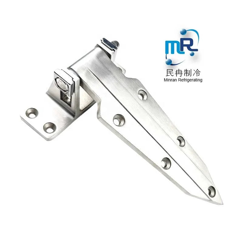 Industrial Robust Rustproof SUS316 Stainless Steel Adjustable Cold Room Door Hinge 1460 180 Degrees Opening for Heavy Duty Use