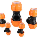 PP Compression Fittings Irriplast 90 Male TEE Coupling Elbow Water Pipe Fitting Connector ISO17885 Cheapest Price Best Quality