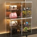 Factory Custom Display Case Collectibles Assemble Clear Acrylic Box Plastic Figurine Display Box with Magnetic Success