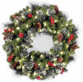 New Design PVC Indoor Christmas Wreaths Festive and Party Decoration