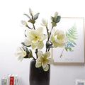 Hot Sale Wedding Real Touch PU Giant Flower Artificial Magnolia Flowers Artificial Magnolia