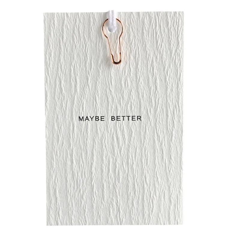 Luxury Garments Hand Tags for Clothes Label Clothing Brand Hang Tags Design Custom Swing Tags