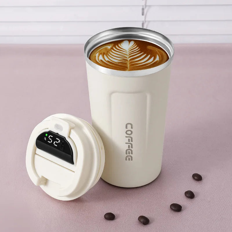 FX Water Bottle Wholesale Cute Smart Sublimation Blank Printed Coffee Mug Office Drinking Bottle Gift With Temperature Display