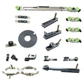 Hardware Shop Deep Groove Ball Bearing Metal Narrow Frame Linkage Sliding Door Roller Track Linkage Sliding Door Aluminum Profi