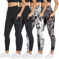 Wholesale Custom Logo Women's High Waisted Breathable Casual Leggings with Pockets Double Brushed Polyester Knitted Fabric