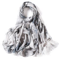 Latest New Malaysia Design Tie Dye Chiffon Hijab Scarf Long Printed Floral Shawls Hijab for Muslim Women