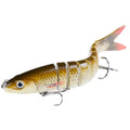 10CM 10G Lifelike Swimming Action Jointed Swimbait 9 Segments Sinking Trolling Lure Hard Bait Trout Multi Jointed Fishing Lures