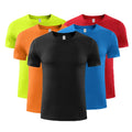 Wholesale Polyester Comfortable Soft Breathable Cheap Men's and Women's Blank Quick Drying Sports T-shirt Can Be Customized logo