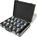 Aluminum Watch Storage Box Hard Watch Travel Box Padded case for Watch Display and Organization