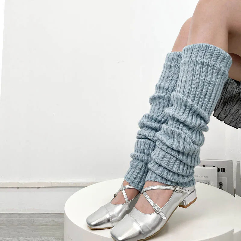 Leg Warmers for Women Ribbed Knit Winter Knee Party Accessories Knit Winter Knee Party Accessories Leg Sleeve Acrylic Material
