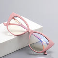 New Fashion Style Plain Spectacles Famous Designer Optical Eyeglasses Retro Women Cat Eye Anti Blue Light Eyewear Glasses