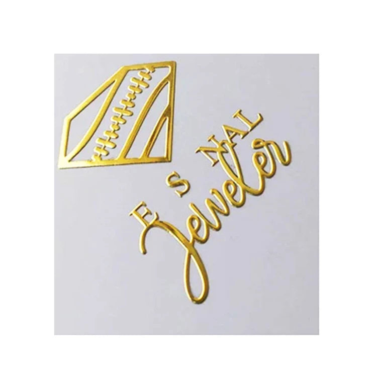 Christmas 3D Metal UV DTF Adhesive Sticker for Phone Fast Delivery
