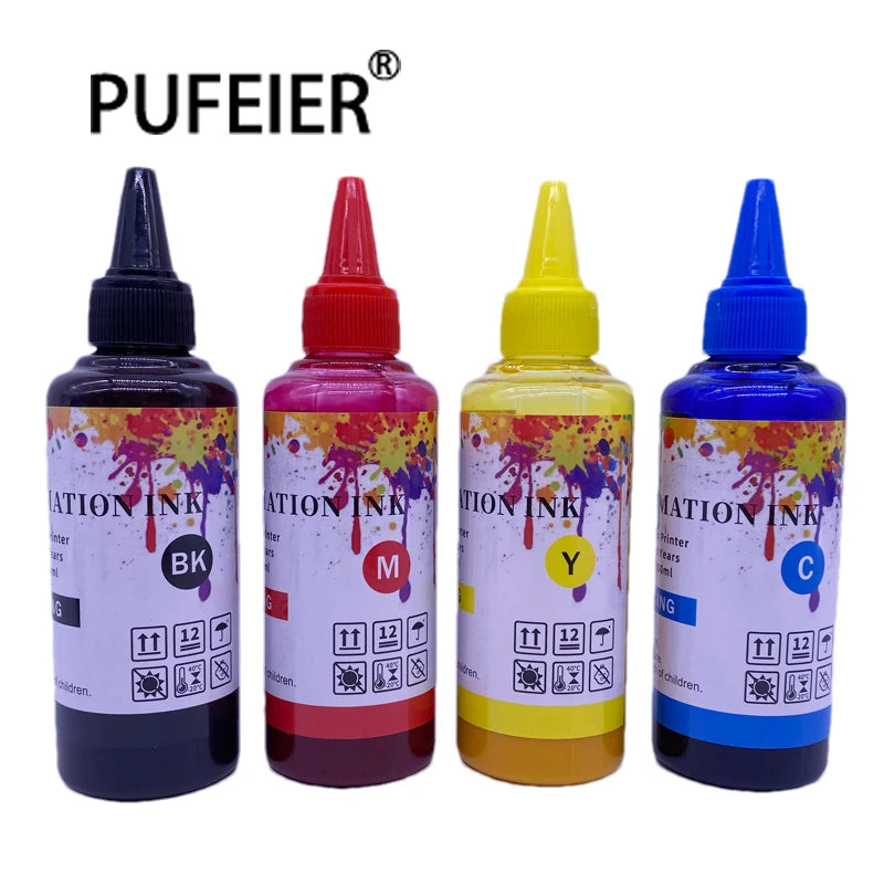 High Density 100ML Bottle Refill Sublimation Ink for Epson 4 Color Inkjet Printer Ink Sublimation