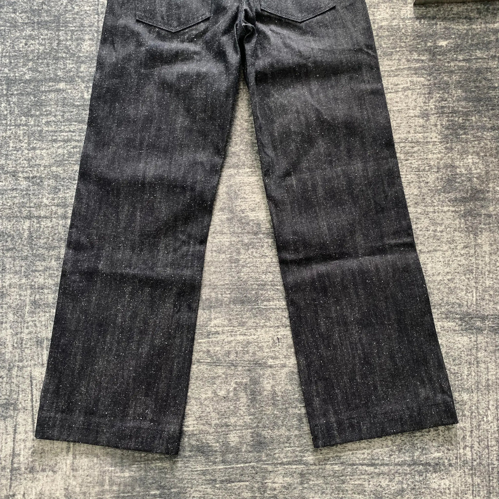 DENIMGUYS American Vintage Men's Baggy Straight NO Wash Japanese Selvedge Denim Jeans Pockets Decoration Tube Loose Jeans