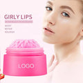 Wholesale Organic Skin Care Carved Daisy Sugar Chapstick Ball Relieve Dryness Nourishing Lip Balm