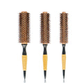 Nylon Tail Hairbrush with Wooden Comb Natural Boar Bristle Styling and Grooming Brush
