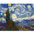 Abstract Sky Landscape DIY Painting by Numbers Kits Handpainted Wall Art for Home Decor 40x50cm/16x20inch Gift
